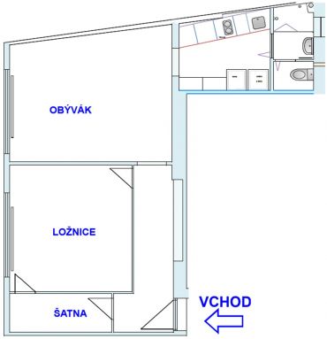Pronájem, Byt - 2+1